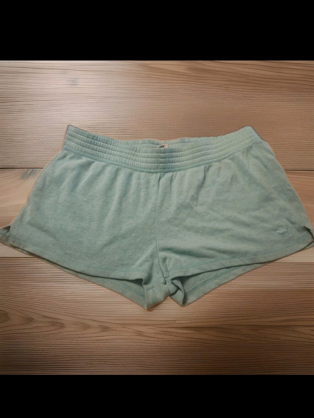 PINK Victoria's Secret Mint Green Cotton Lounge Shorts